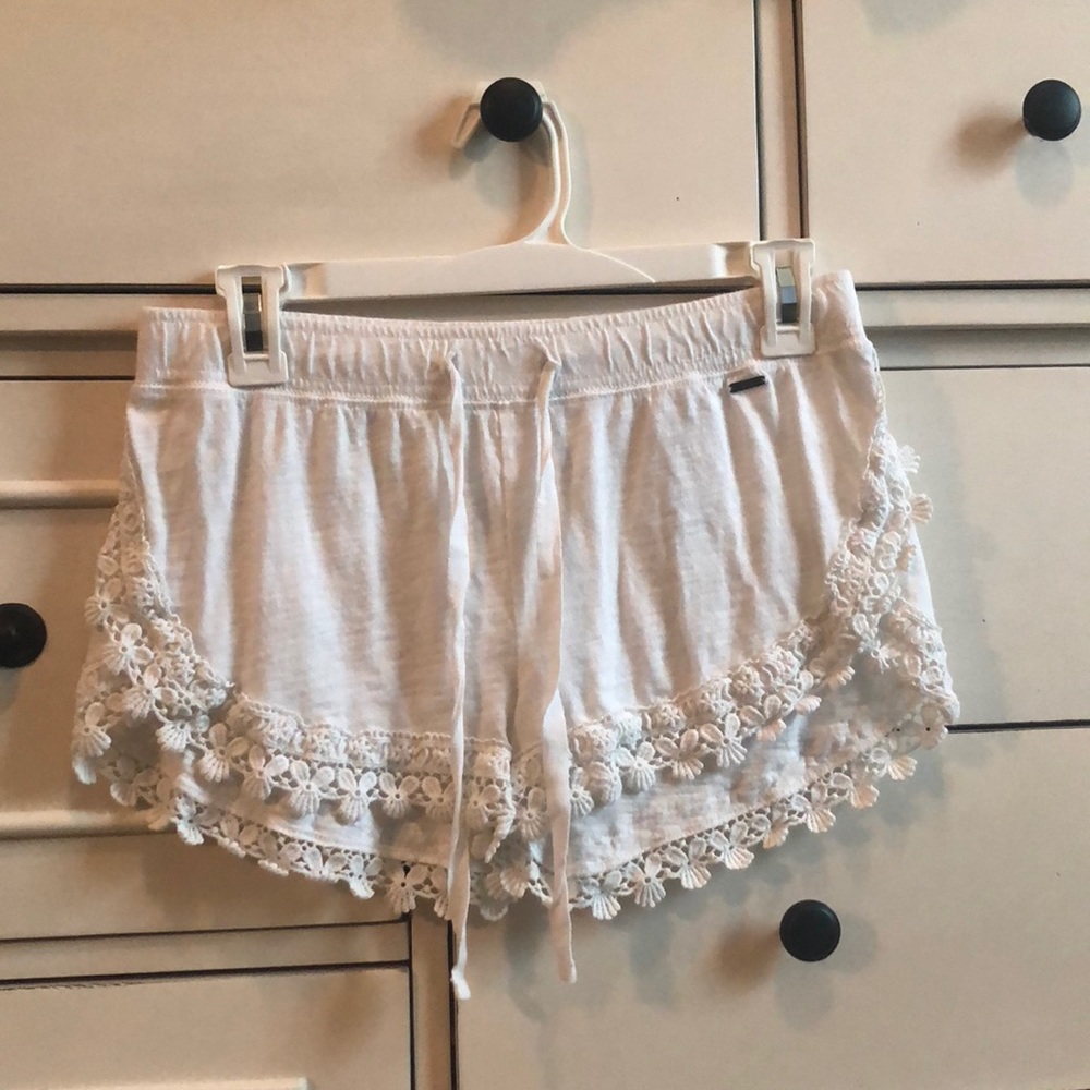 White Hollister Shorts